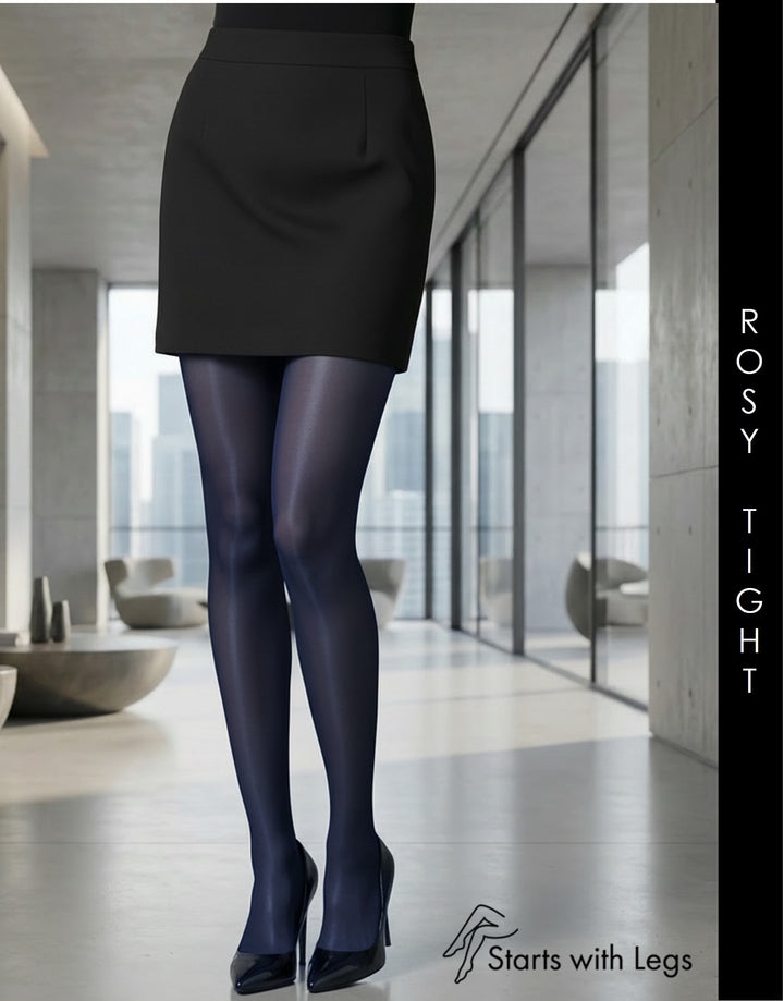 Trasparenze Rosy 20 Denier Tights Blu