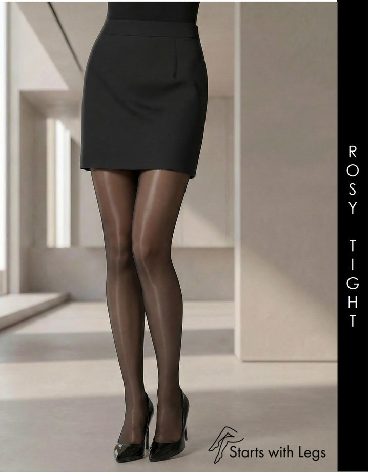 Trasparenze Rosy 20 Denier Tights Nero