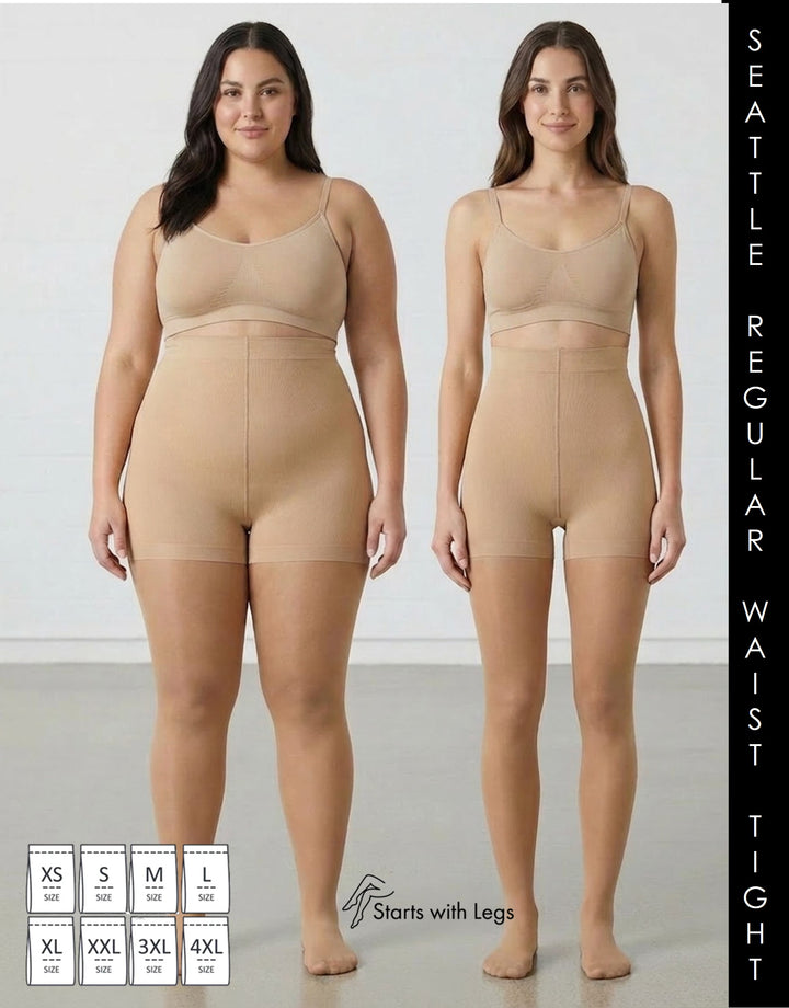 Cette Seattle Regular Waist Sheer Shaping Tights Skin