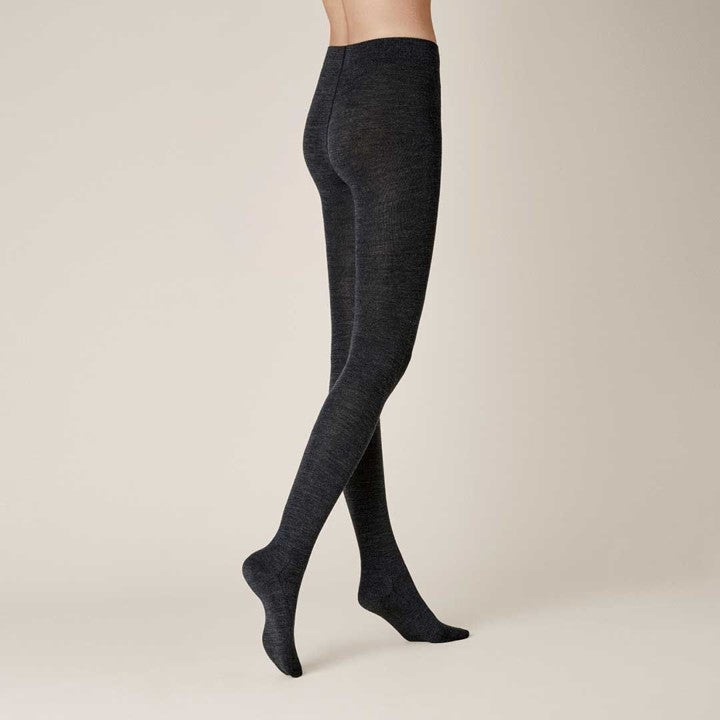 Kunert Soft Wool/Cotton Tights Anthrazite 399200 Sale
