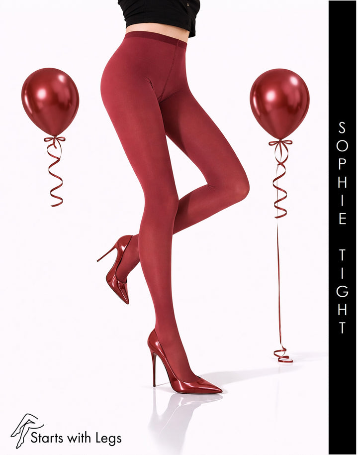 Trasparenze Sophie Microfibre 70 Denier Tights Amarena