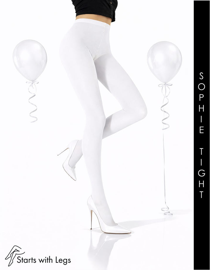 Trasparenze Sophie Microfibre 70 Denier Tights Bianco (White)