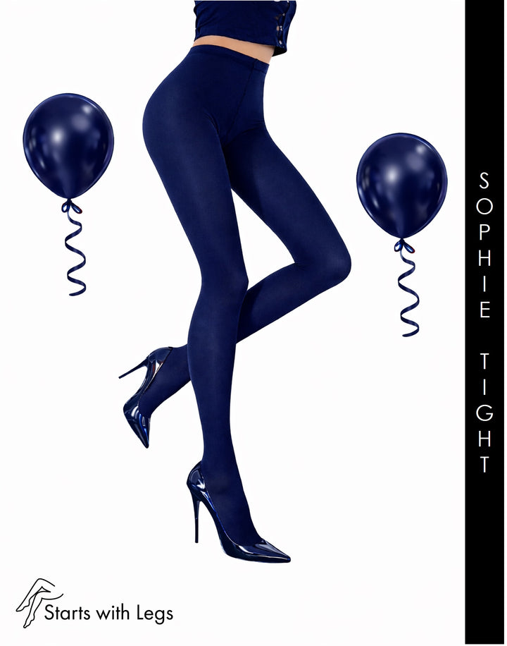 Trasparenze Sophie Microfibre 70 Denier Tights Blu