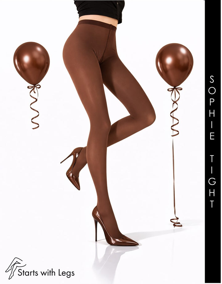 Trasparenze Sophie Microfibre 70 Denier Tights Bruciato