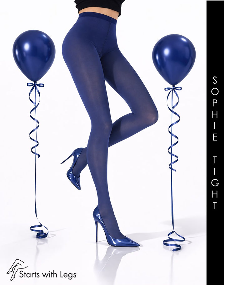 Trasparenze Sophie Microfibre 70 Denier Tights Indigo