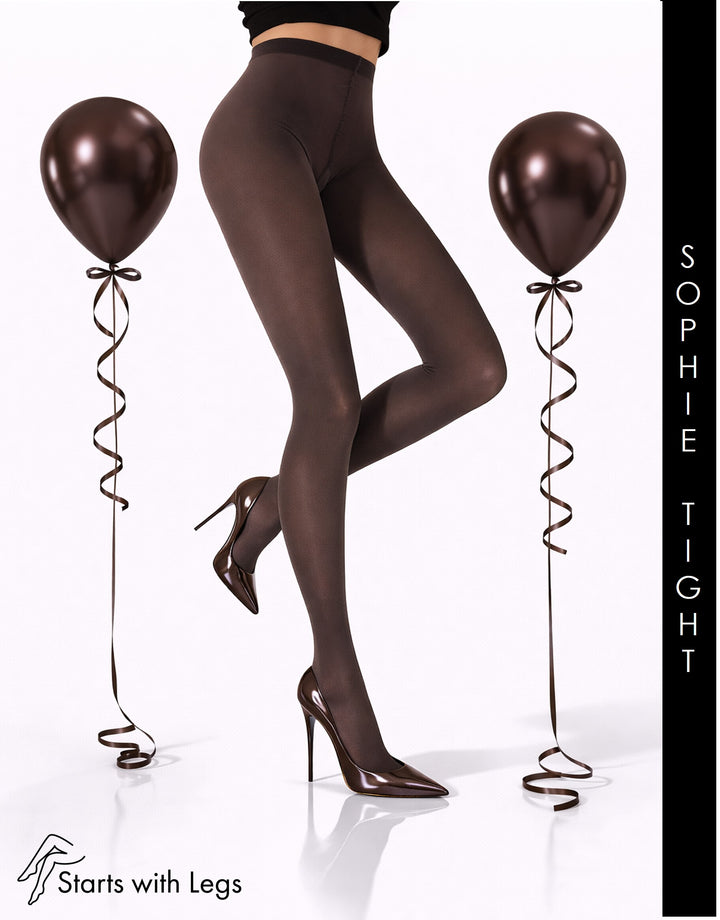 Trasparenze Sophie Microfibre 70 Denier Tights Marrone