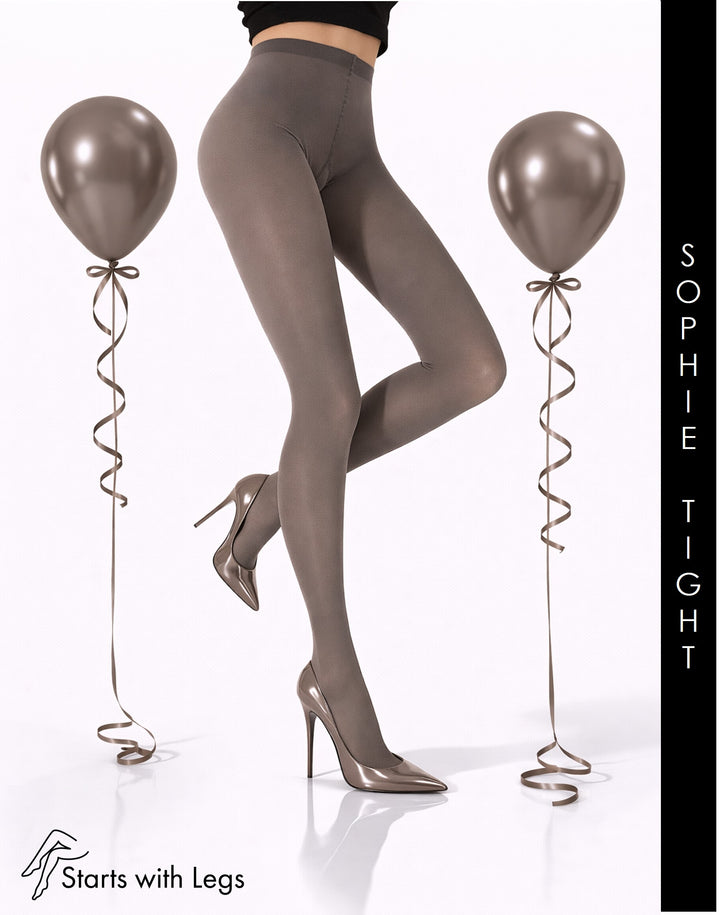 Trasparenze Sophie Microfibre 70 Denier Tights Marrone Glace