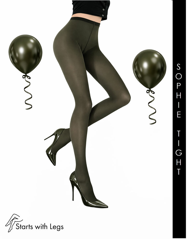 Trasparenze Sophie Microfibre 70 Denier Tights Militare
