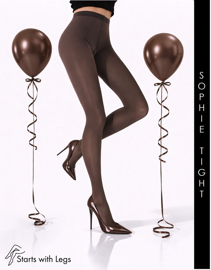 Trasparenze Sophie Microfibre 70 Denier Tights Nutella