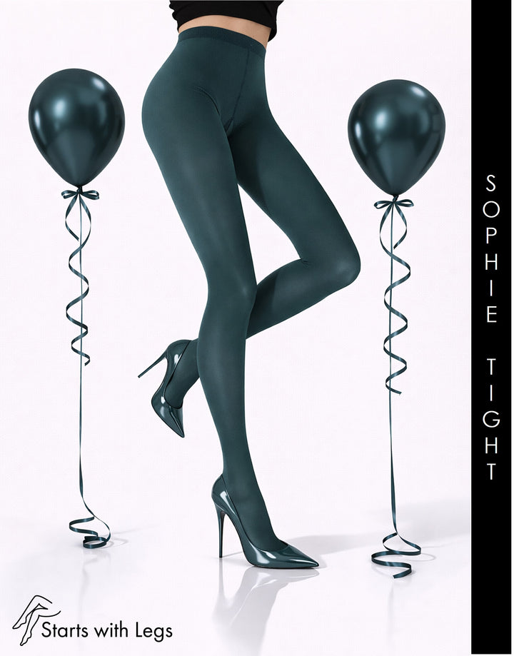 Trasparenze Sophie Microfibre 70 Denier Tights Petrolio