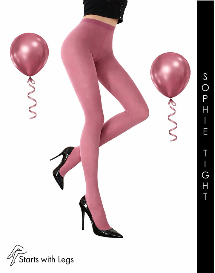 Trasparenze Sophie Microfibre 70 Denier Tights Rosa Antico