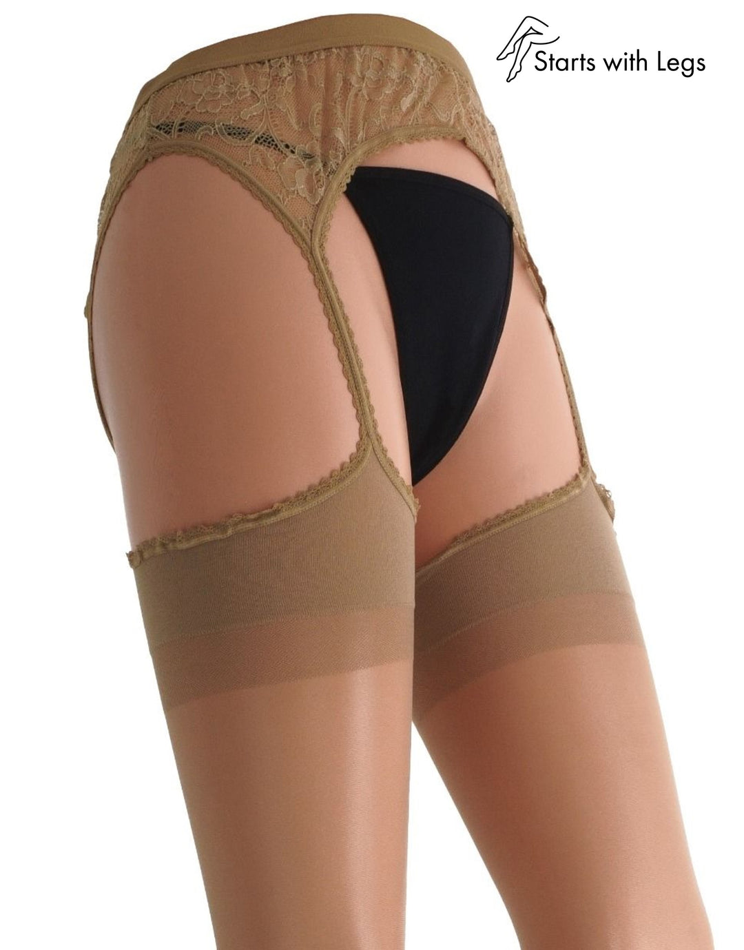 Trasparenze Belle Epoque Strip Panty Tights Playa (Skin)