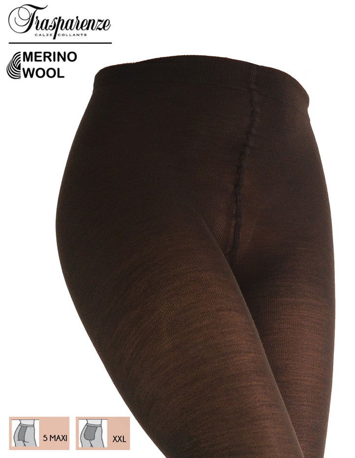 Trasparenze Jennifer Wool 100 Denier Tights Marrone