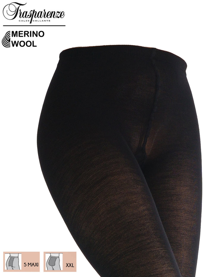 Trasparenze Jennifer Wool 100 Denier Tights Nero
