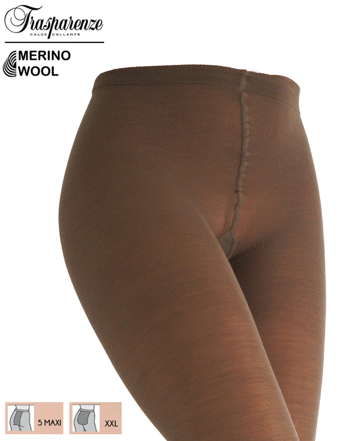 Trasparenze Jennifer Wool 100 Denier Tights Noisette