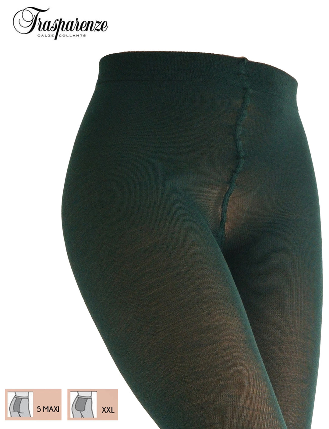 Trasparenze Jennifer Wool 100 Denier Tights Pino
