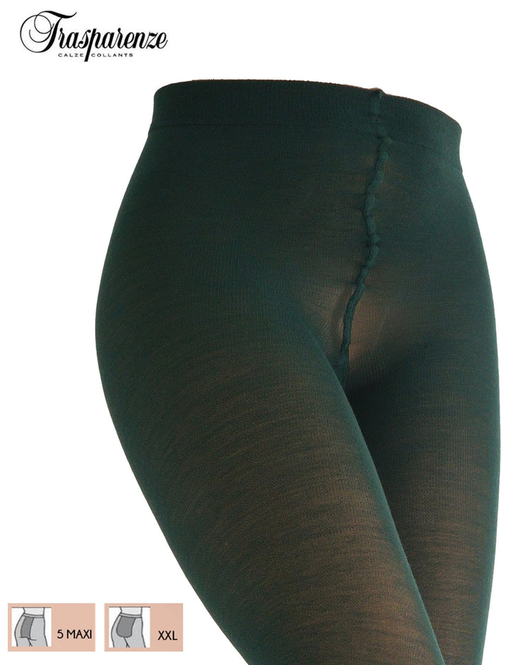 Trasparenze Jennifer Wool 100 Denier Tights Pino