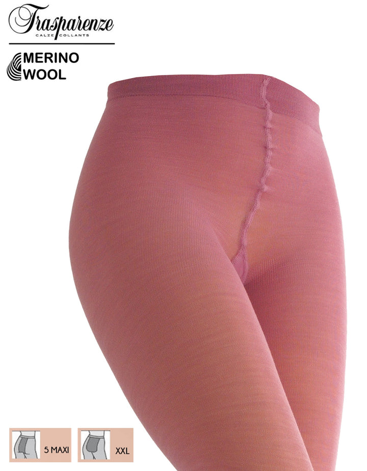 Trasparenze Jennifer Wool 100 Denier Tights Rosa Antico