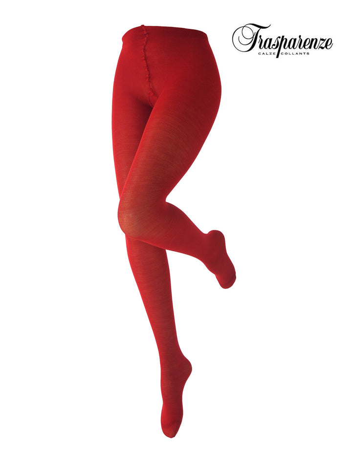 Trasparenze Jennifer Wool 100 Denier Tights Rosso