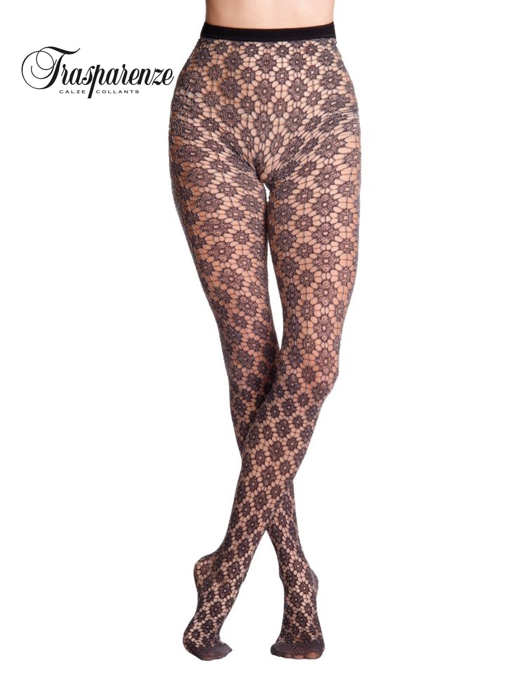 Trasparenze Los Angeles Floral Tights Astro Dust Sale