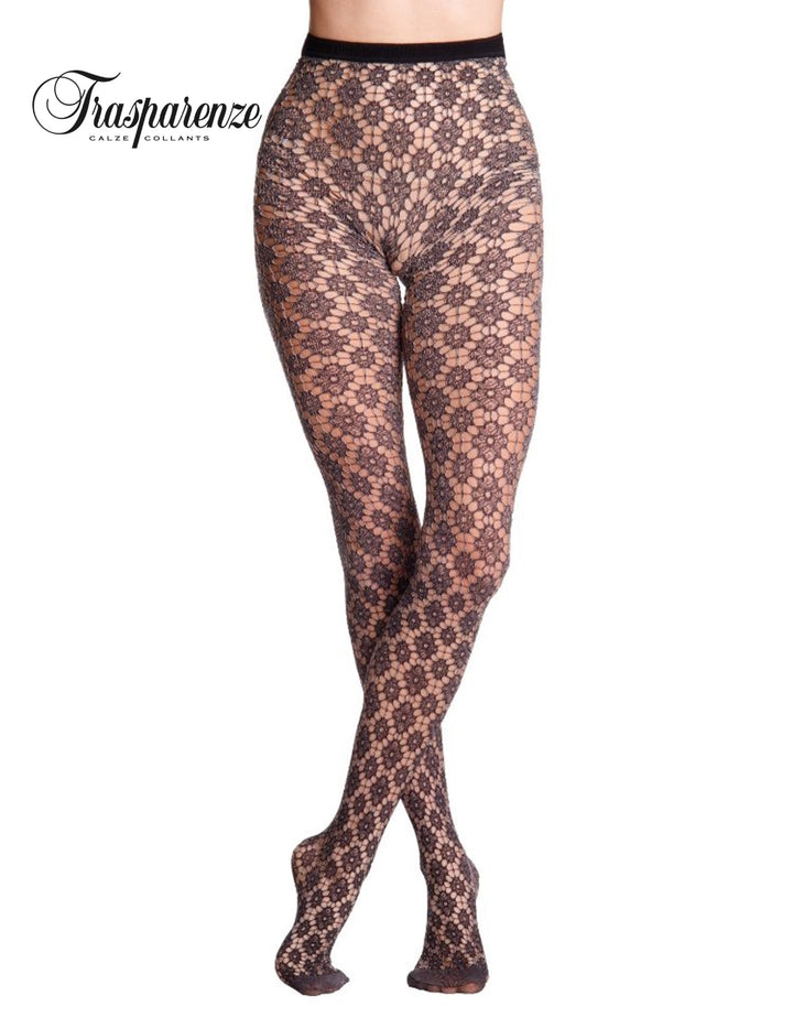 Trasparenze Los Angeles Floral Tights Astro Dust Sale