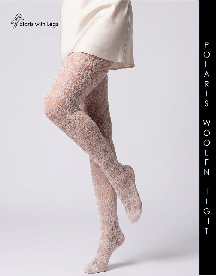 Trasparenze Polaris Wool Tight Bianco Hiver Sale