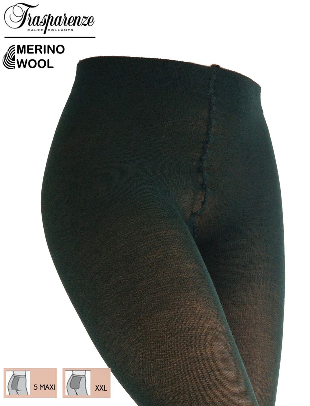 Trasparenze Jennifer Wool 100 Denier Tights Bosco