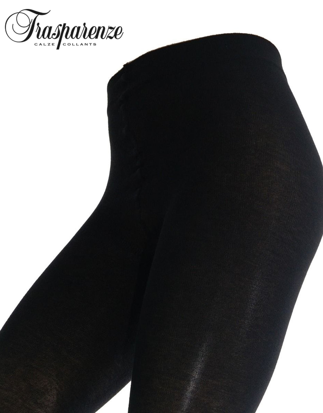 Trasparenze Wilma Cotton Tights 80/100 Denier Nero