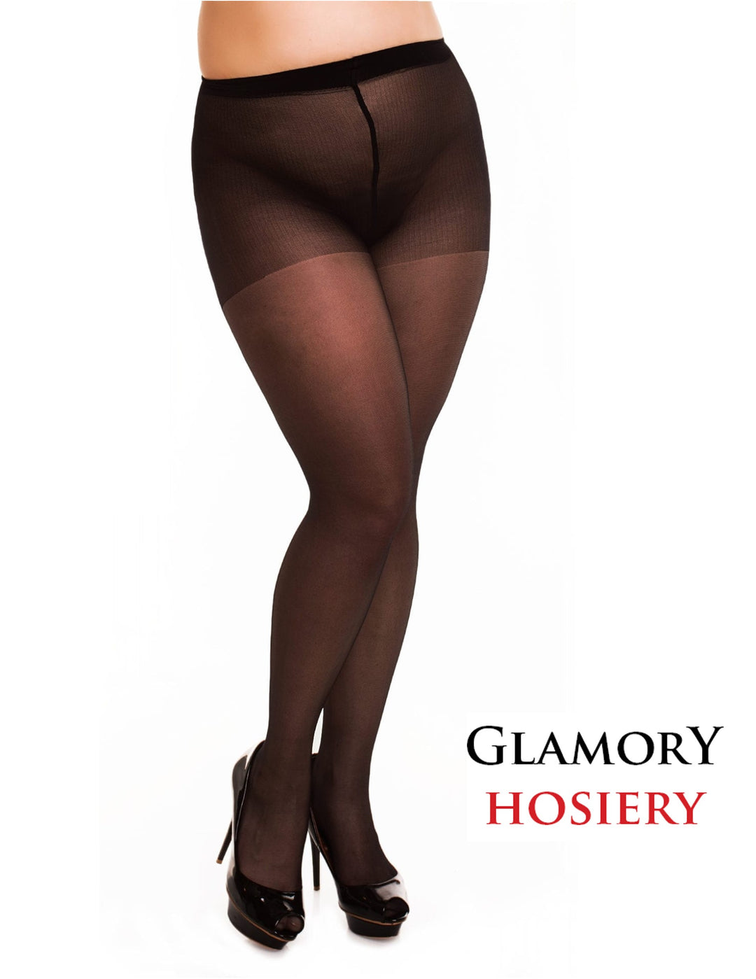 Glamory Satin 20 Tight 50122 Black (Deleted)