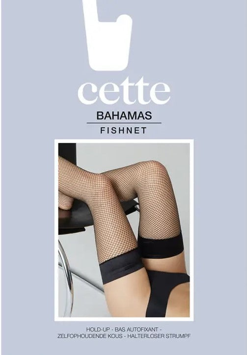 Cette Bahamas Fishnet Stay Ups Black