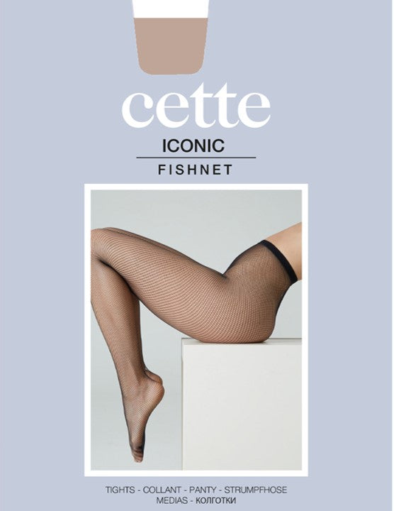 Cette Iconic Seamless Fishnet Tight Black