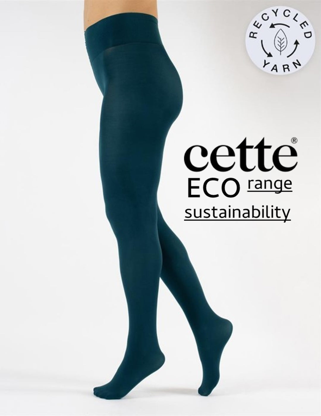 Cette Dublin ECO 70 Denier Tights Petrol