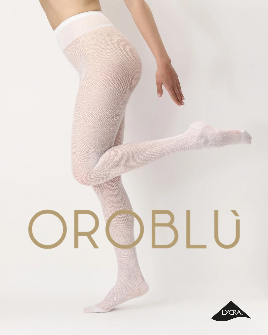 Oroblu Bio Sneaker Recycled Yarn Tights Milk VOBC67013 Sale