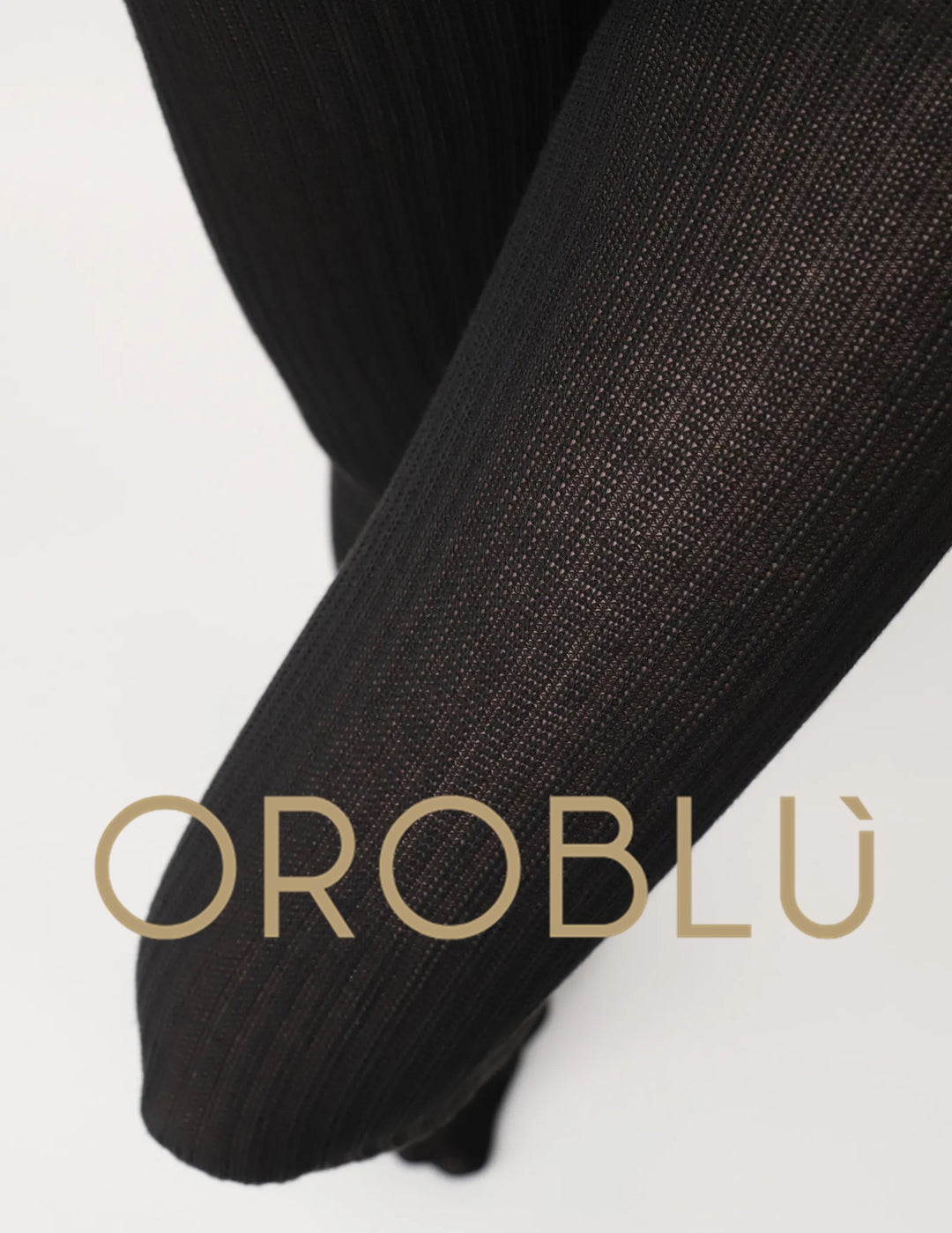 Oroblu Bio Sneaker Natural Rib Tight Black VOBC67127 Sale
