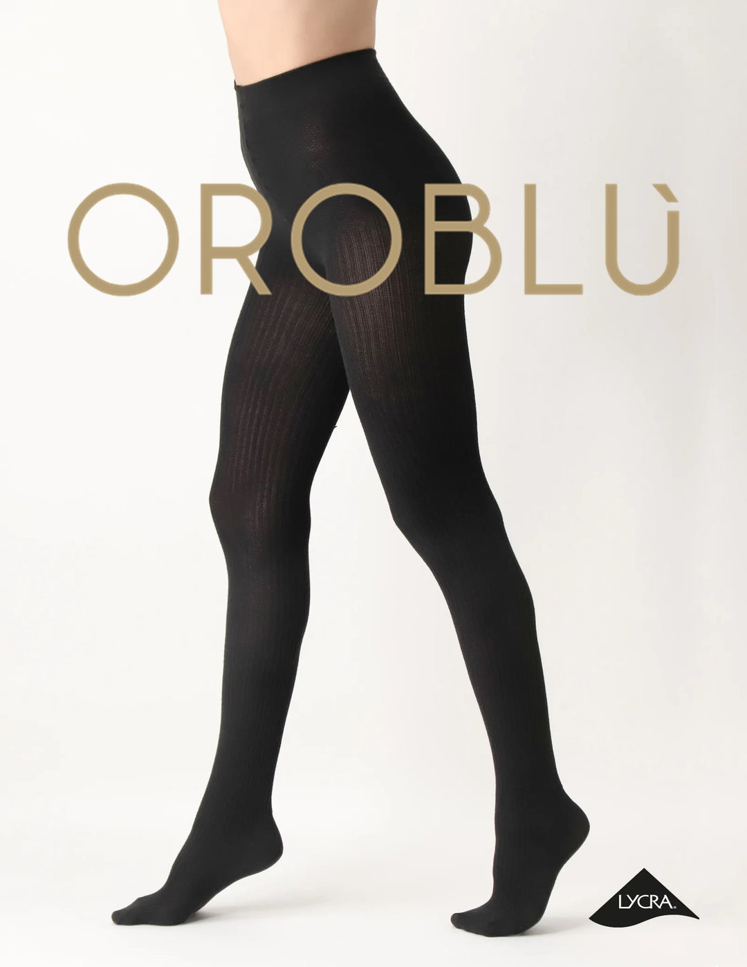 Oroblu Bio Sneaker Natural Rib Tight Black VOBC67127 Sale